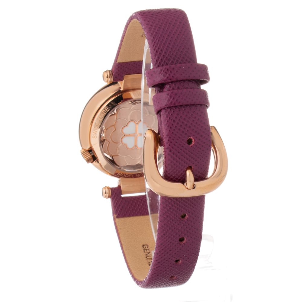 Purple Leather Dress Watch hover