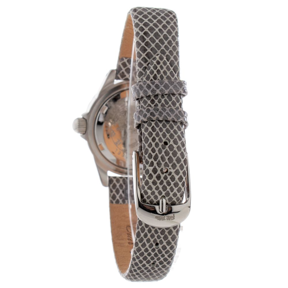 Gray Leather Dress Watch hover