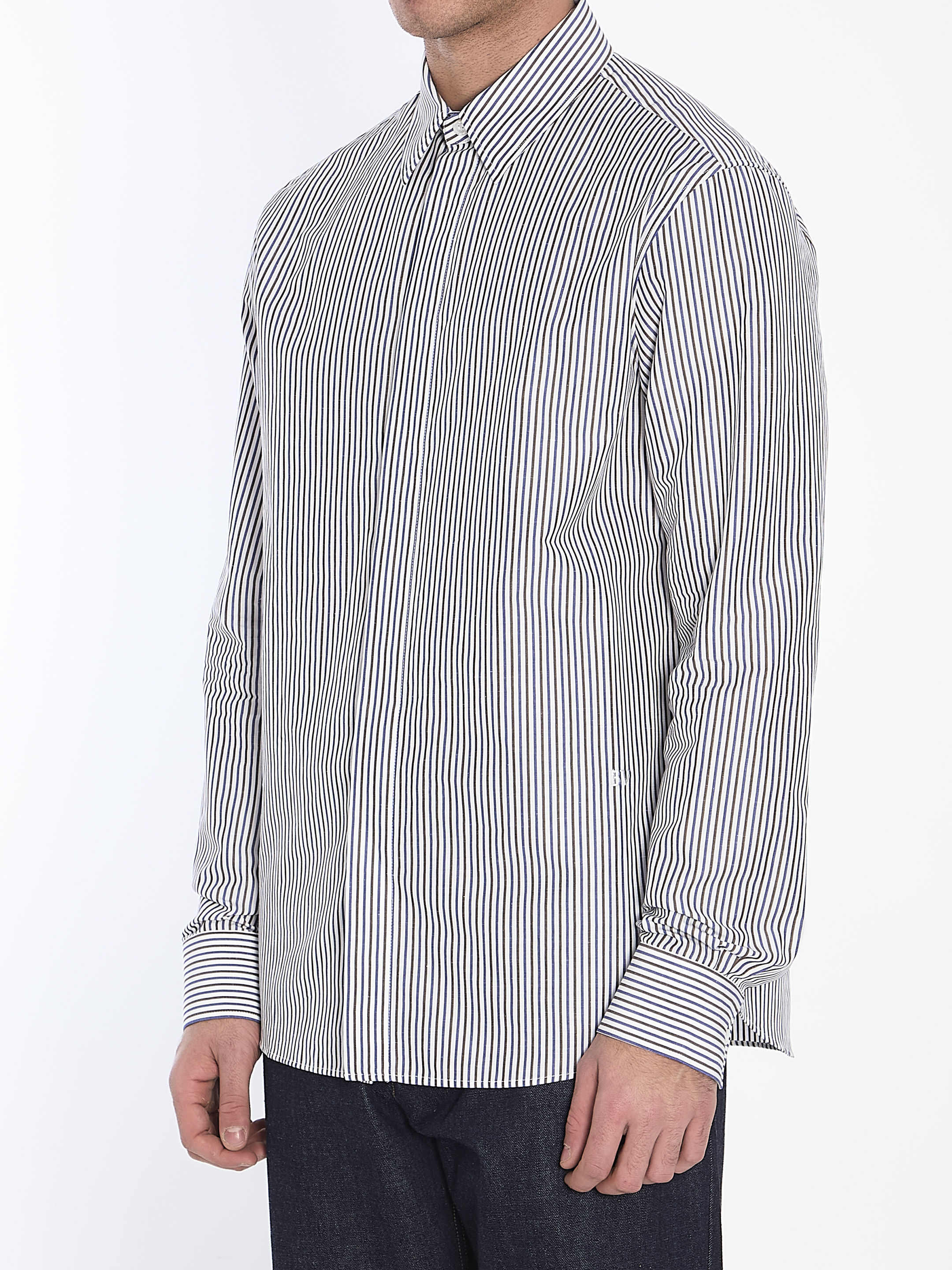 Pinstripe shirt hover
