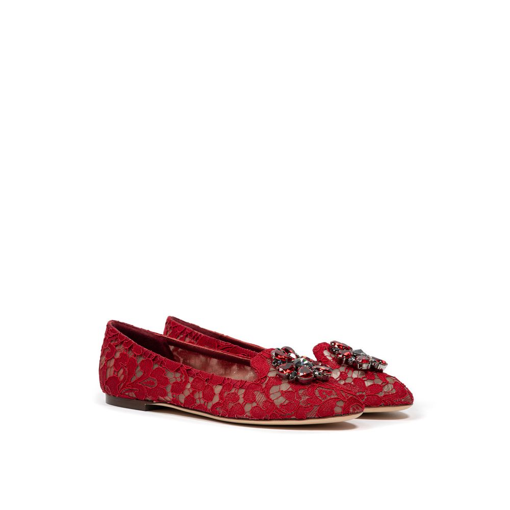 Red Viscose Ballet Flats hover