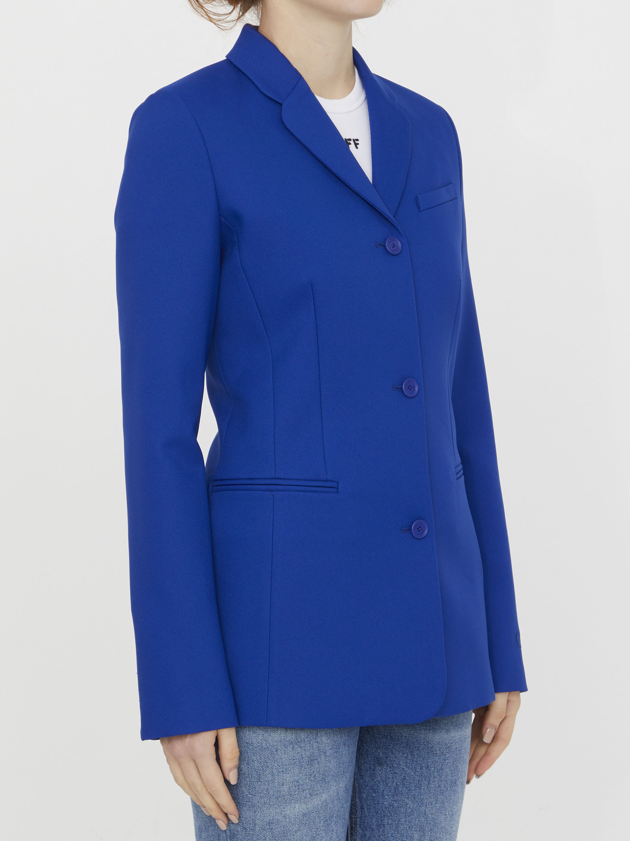 Tech drill tailoring jacket hover