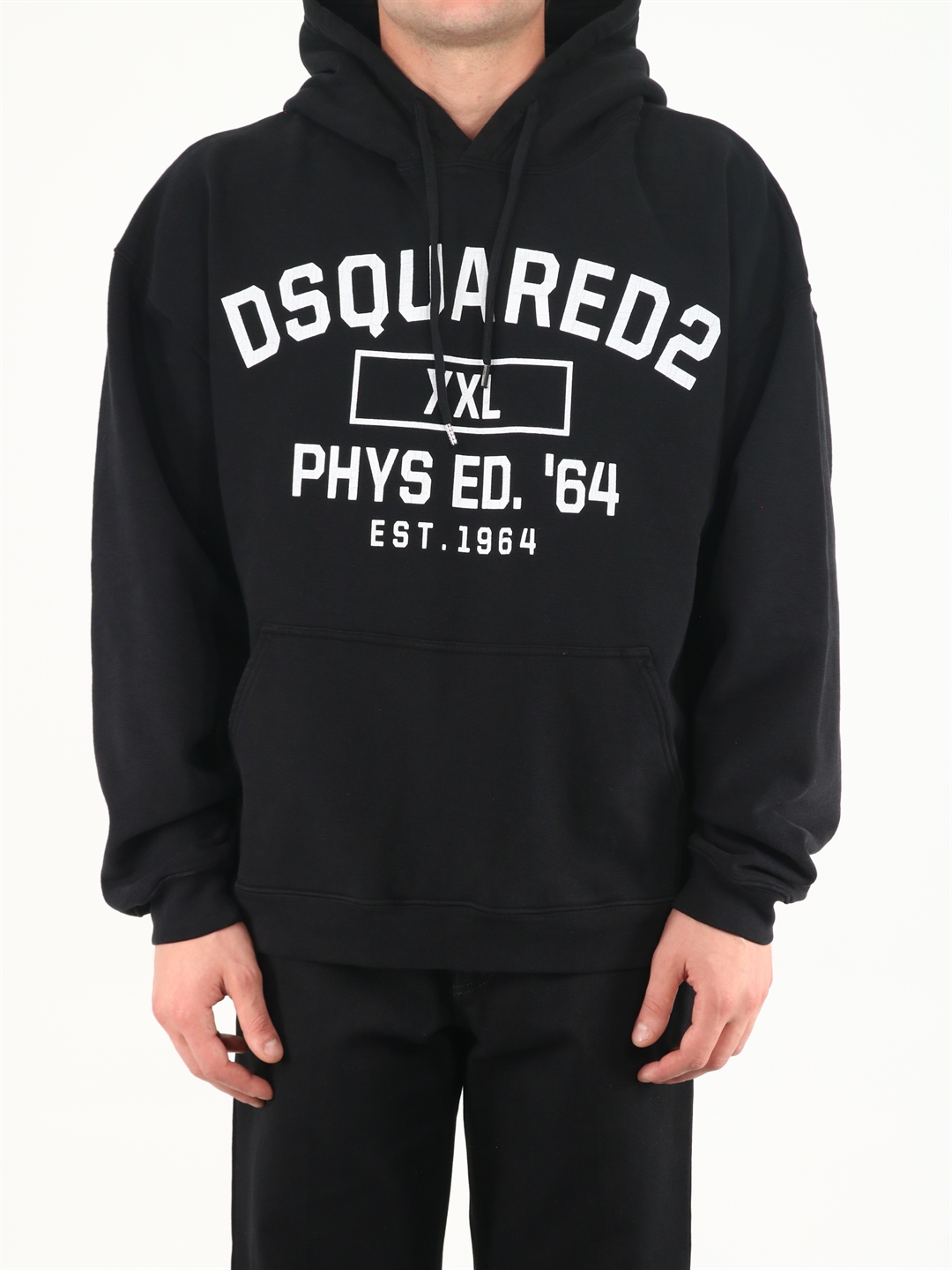 D2 XXL Herca hoodie black