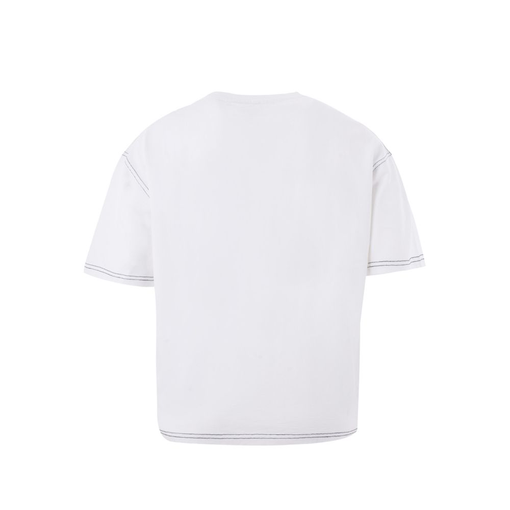 Elegant White Cotton Top for Women hover