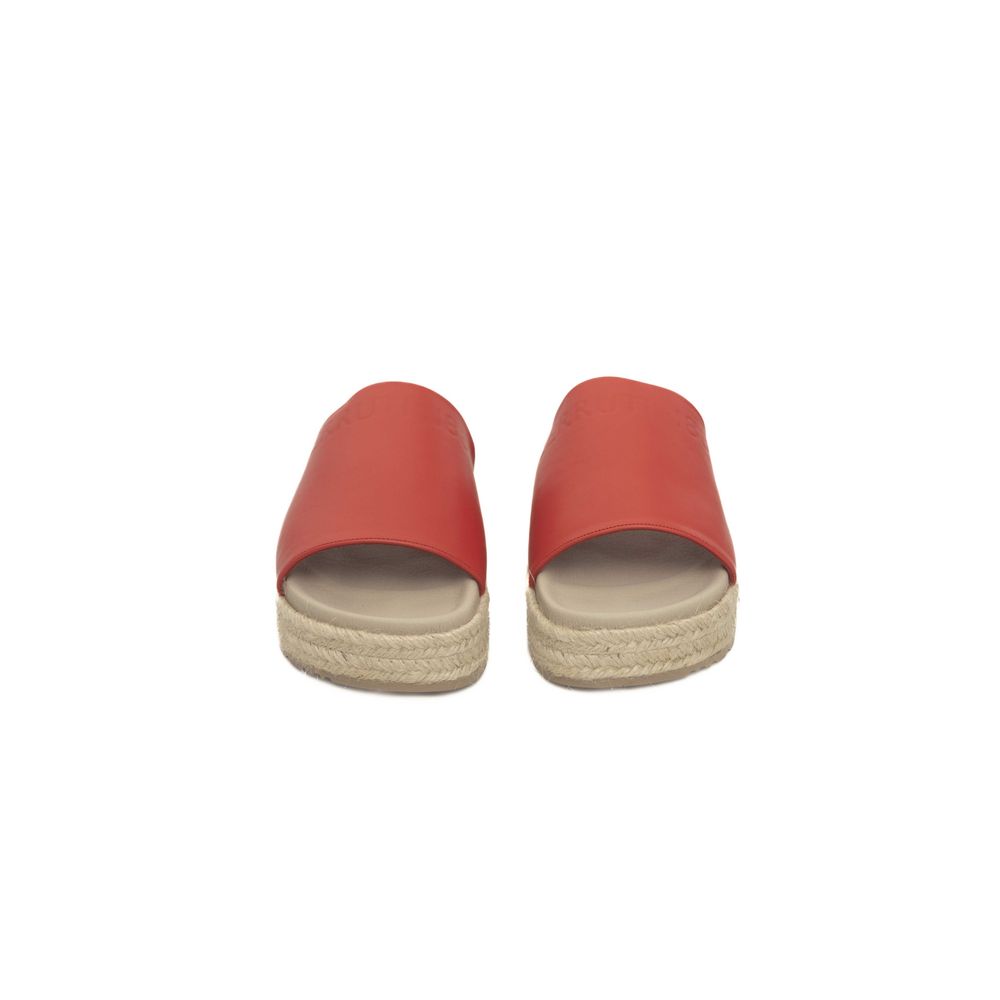 Red Calfskin Women Sandal hover