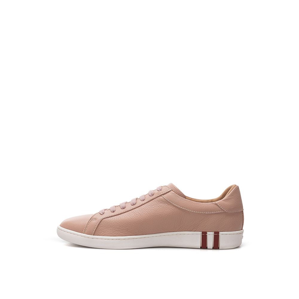 Dalila Leather Sneakers In Pink hover