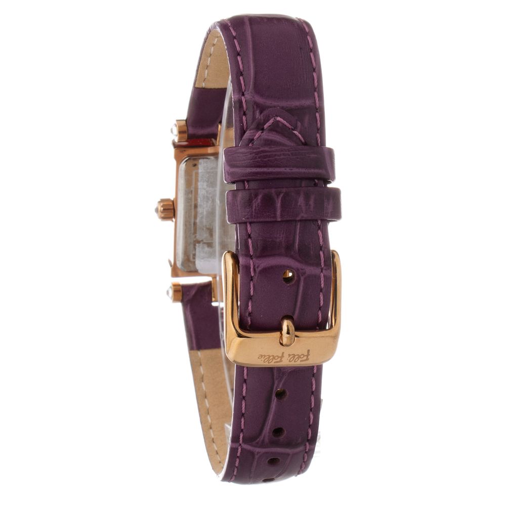 Purple Leather Dress Watch hover