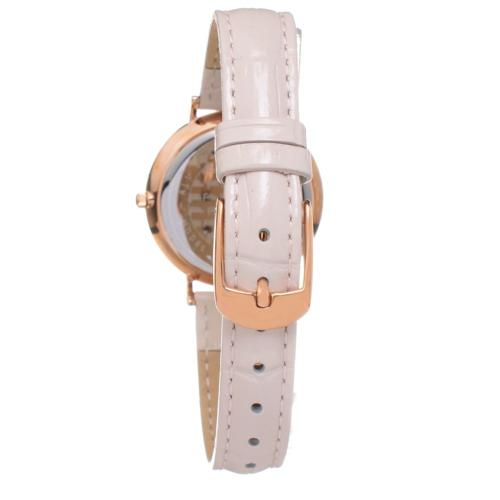 Beige Leather Dress Watch hover