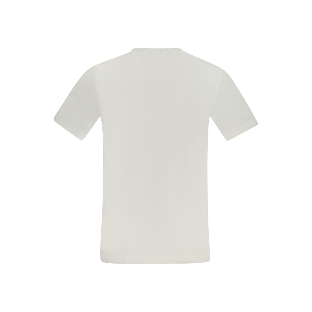 White Cotton Men T-Shirt hover