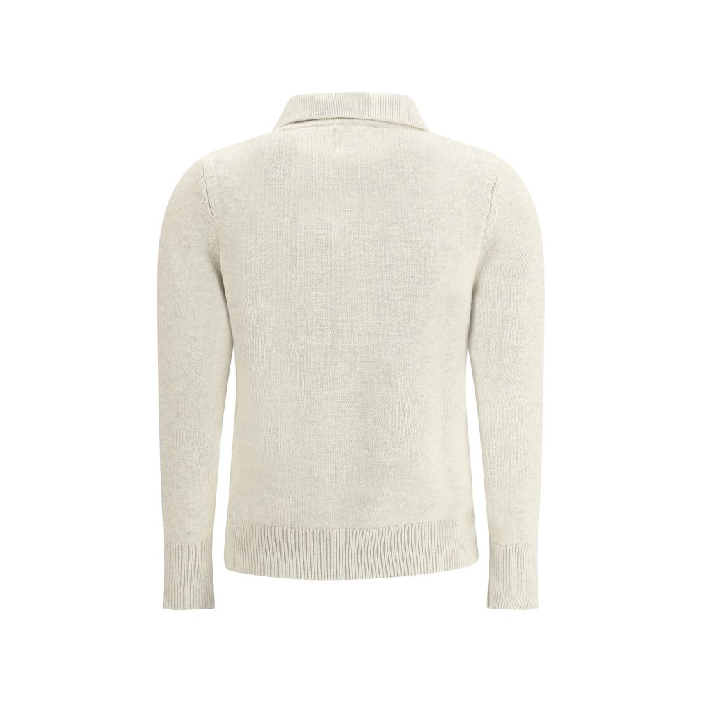 White Cotton Sweatshirt hover