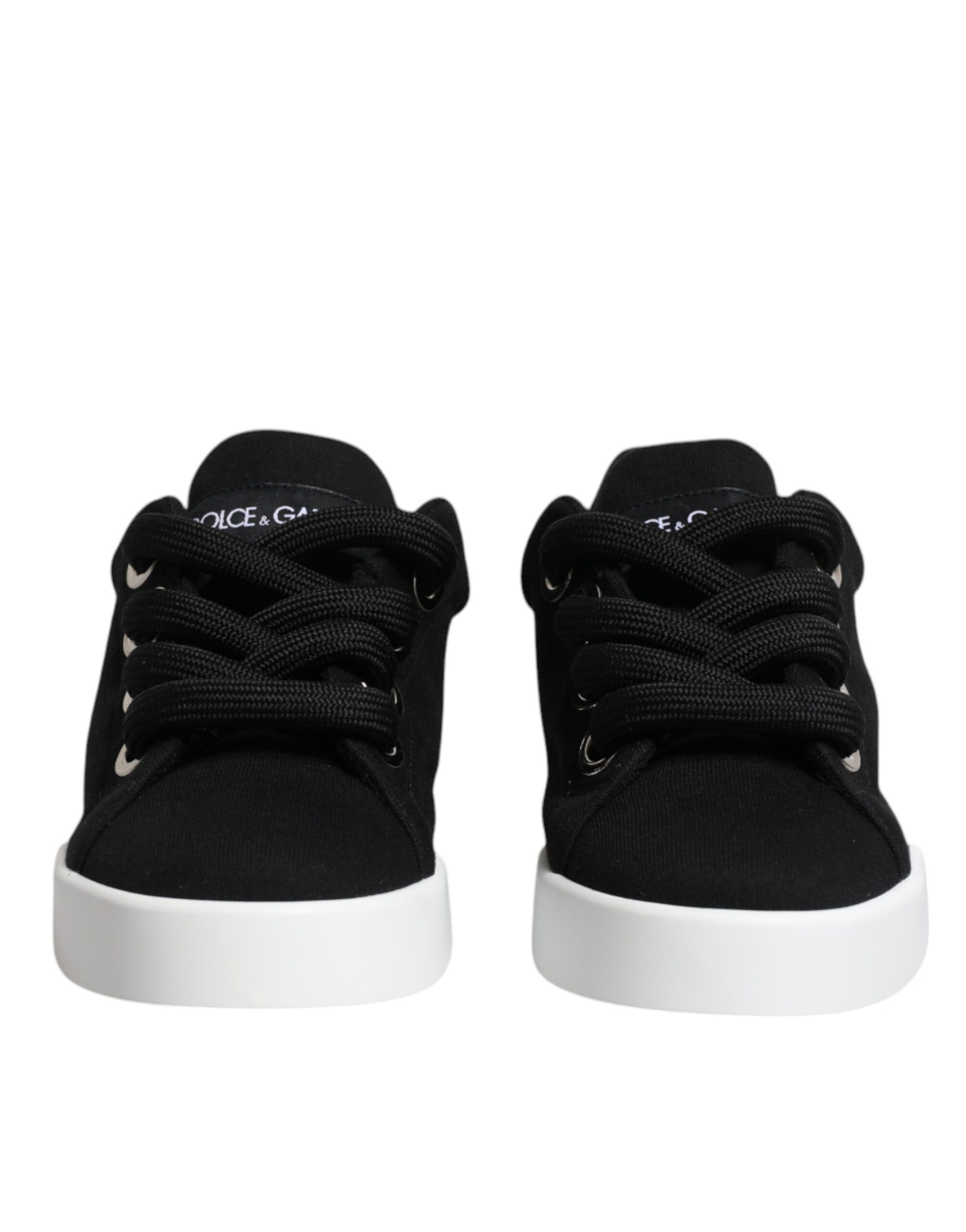 Black Portofino Low Top Sneakers Shoes hover
