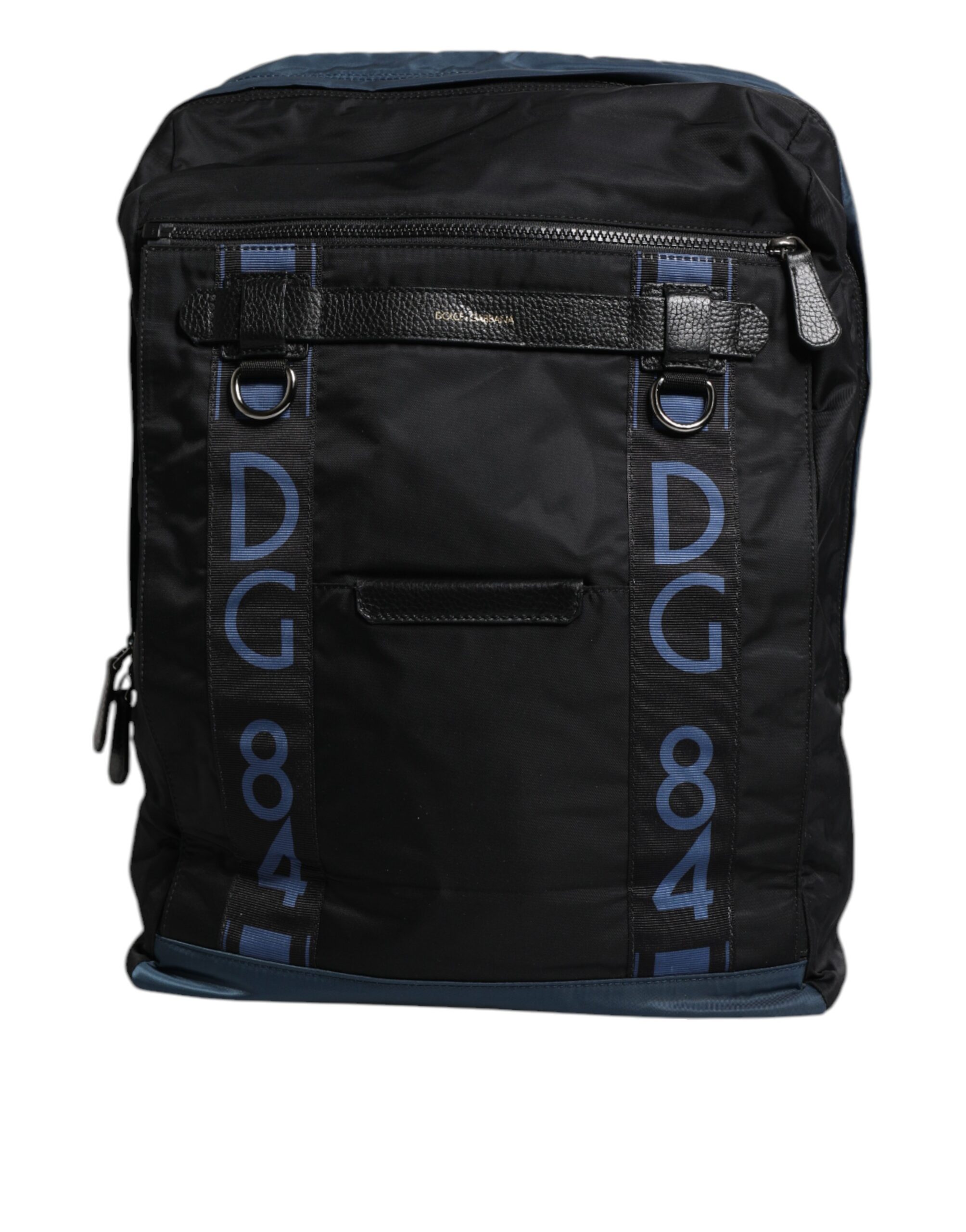 Black Nylon DG Logo School Backpack Bag hover