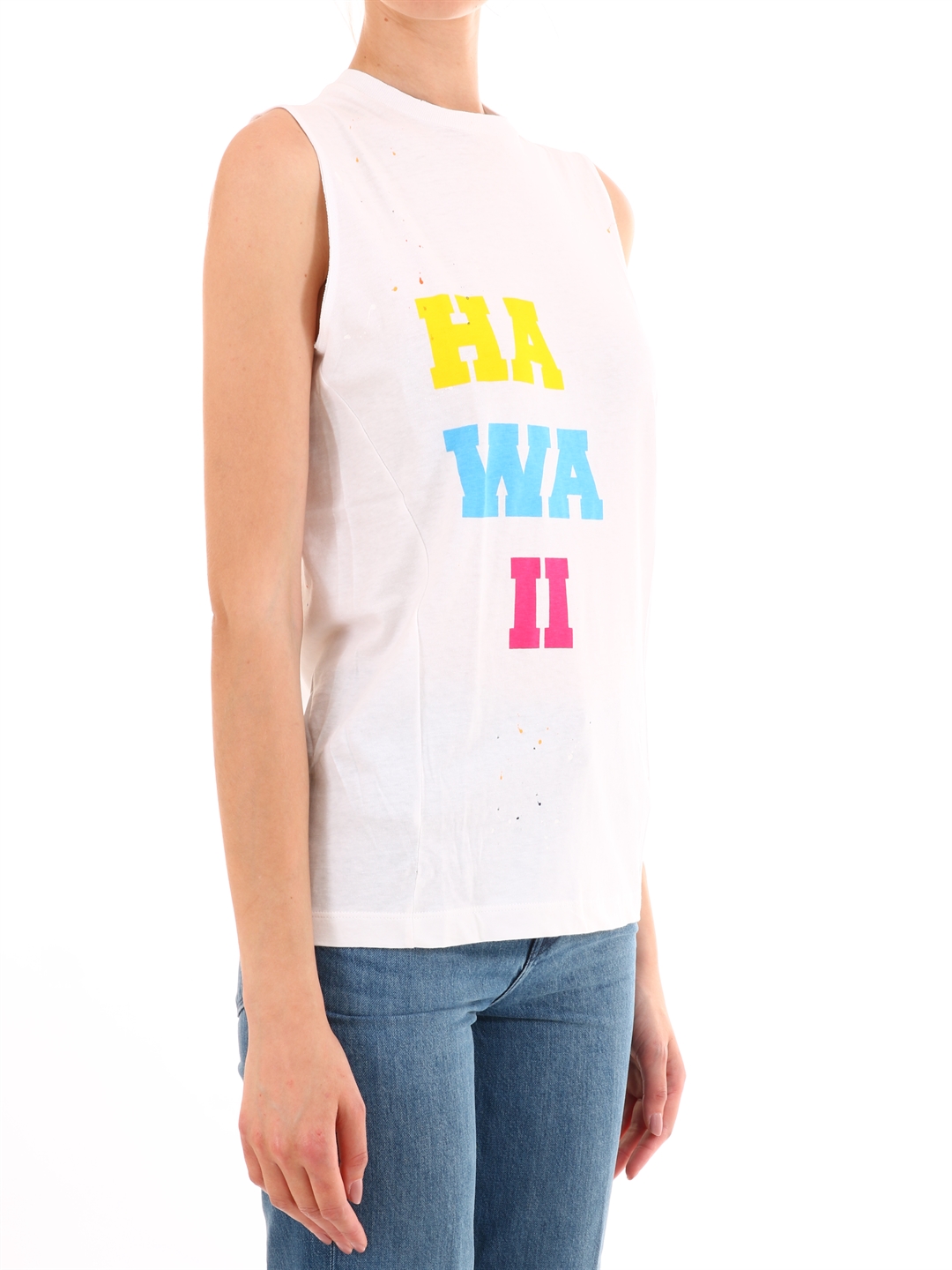 Hawaii White cotton top