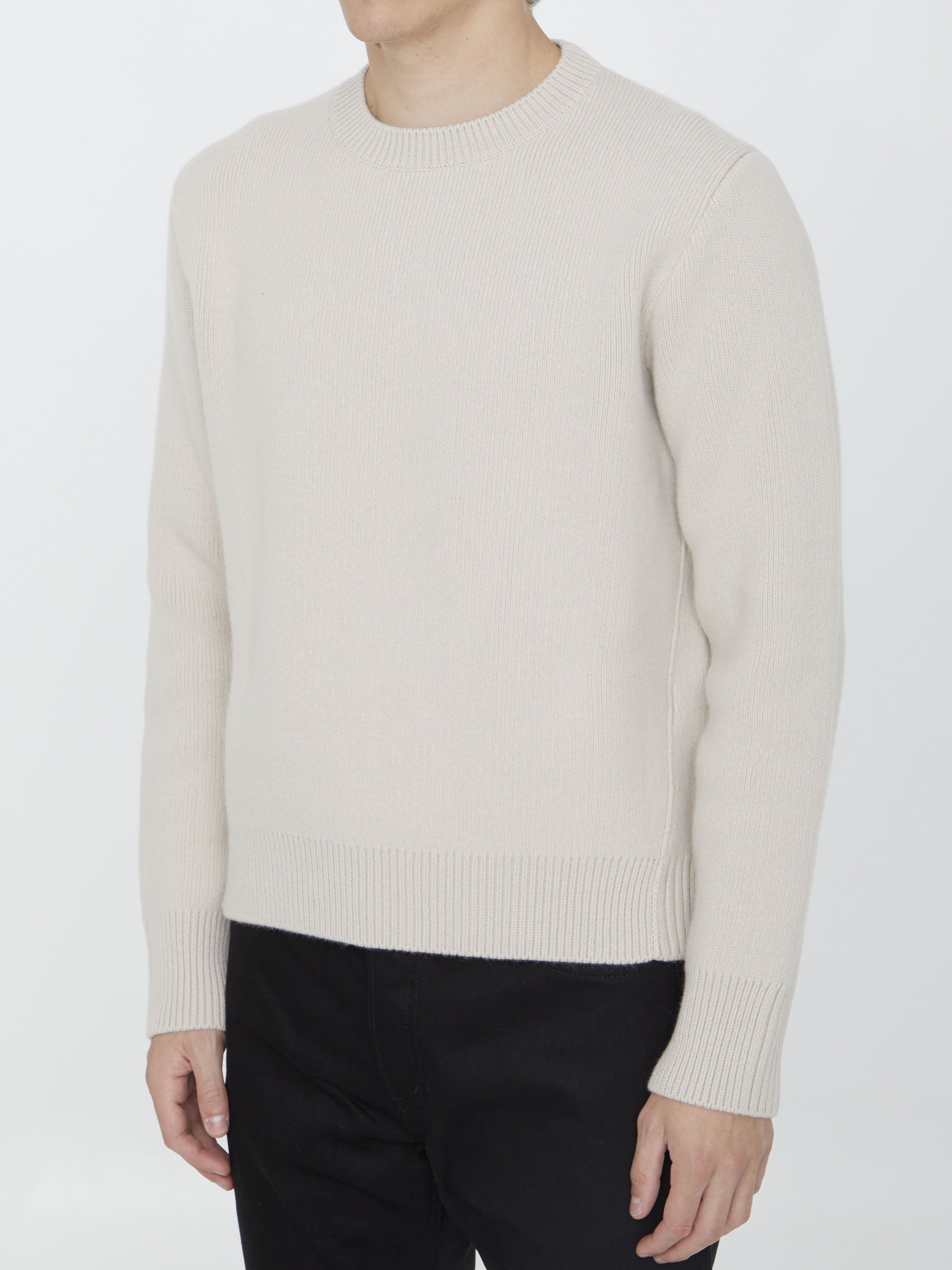 Wool and cashmere sweater hover