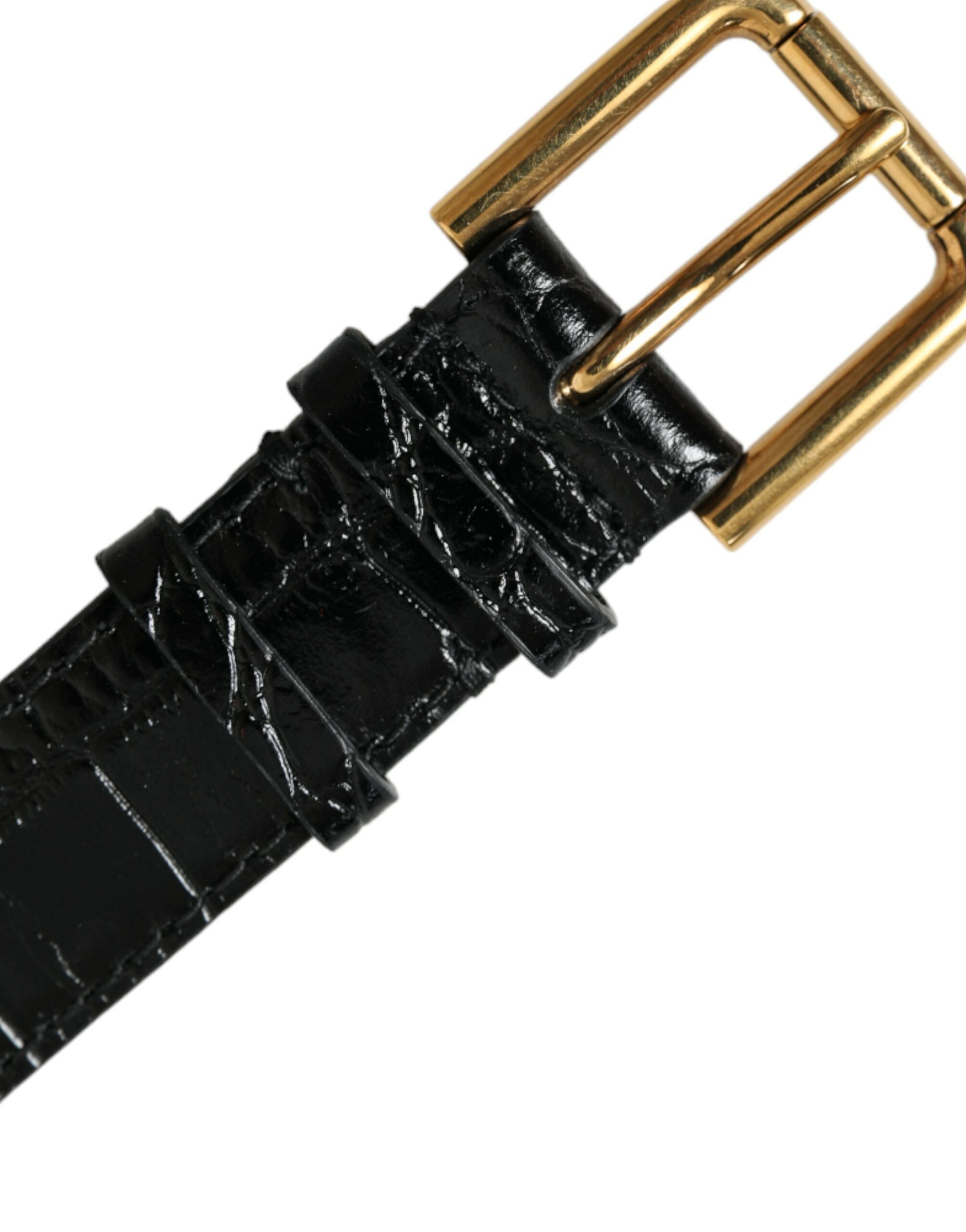 Elegant Gold Black Leather Bracelet hover