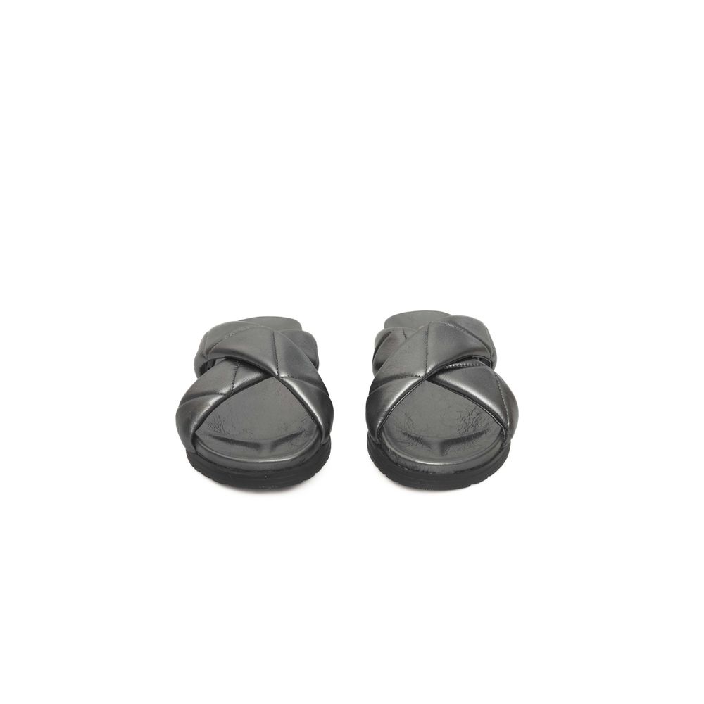 Gray Lambskin Women Sandal hover