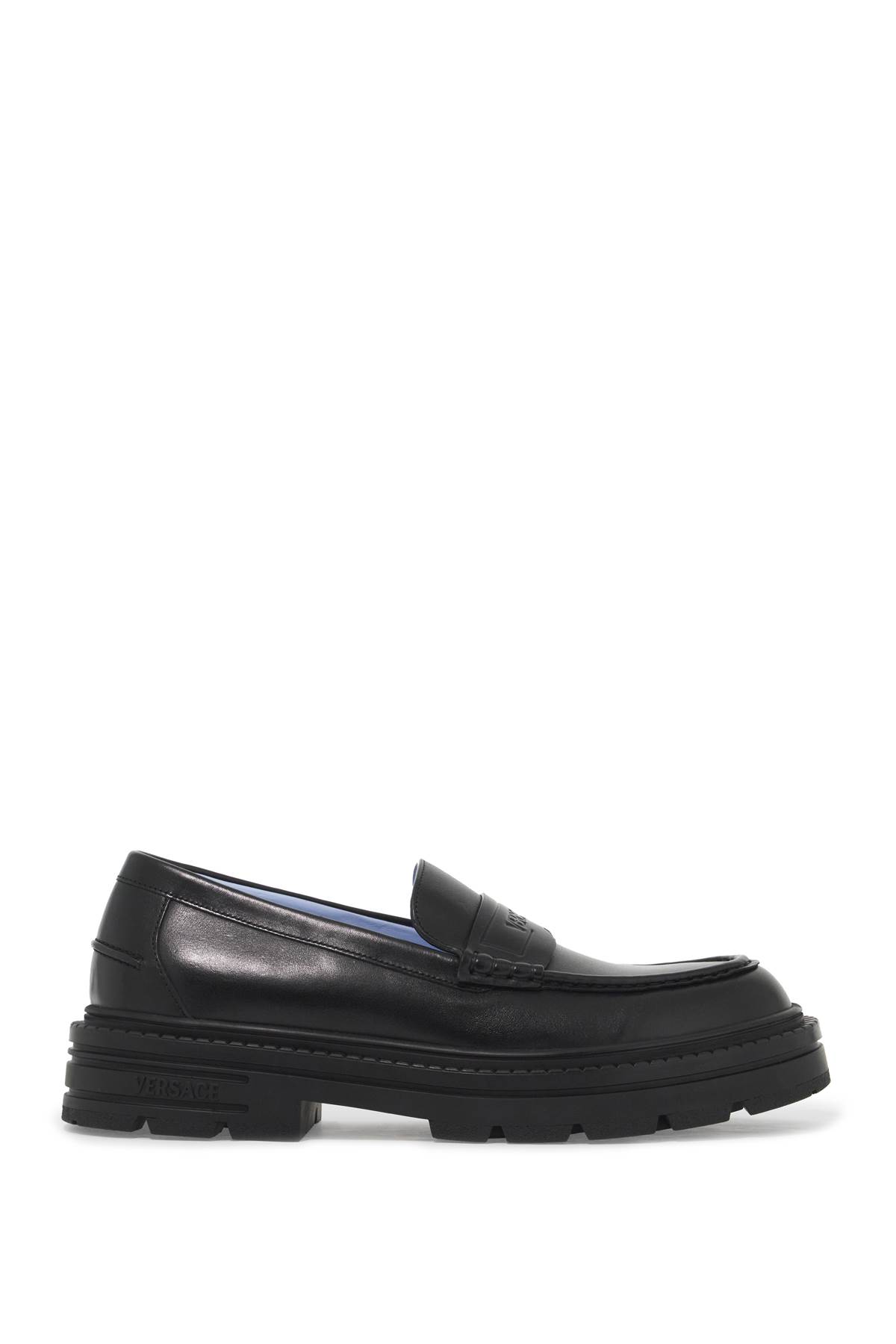 smooth leather adriano loafers in