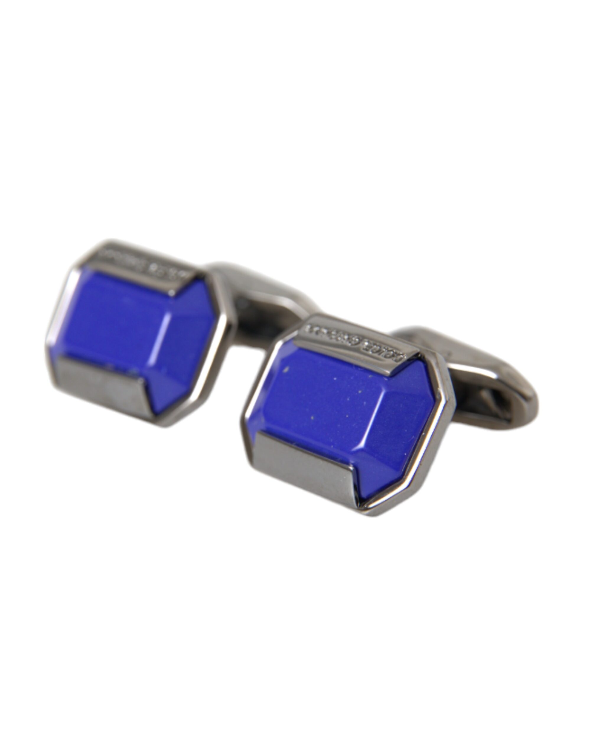 Silver Plated Brass Pin Crystal Cufflinks hover
