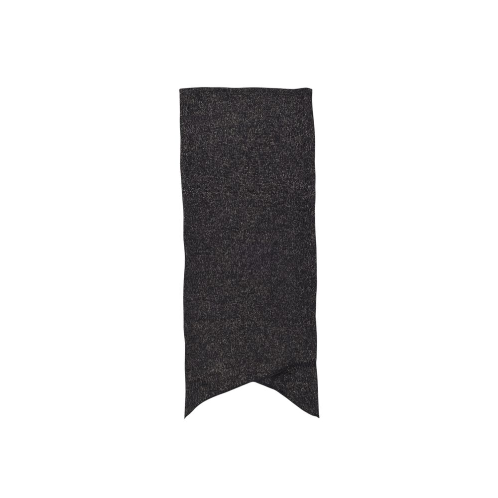 Black Recycled Polyester Scarf hover