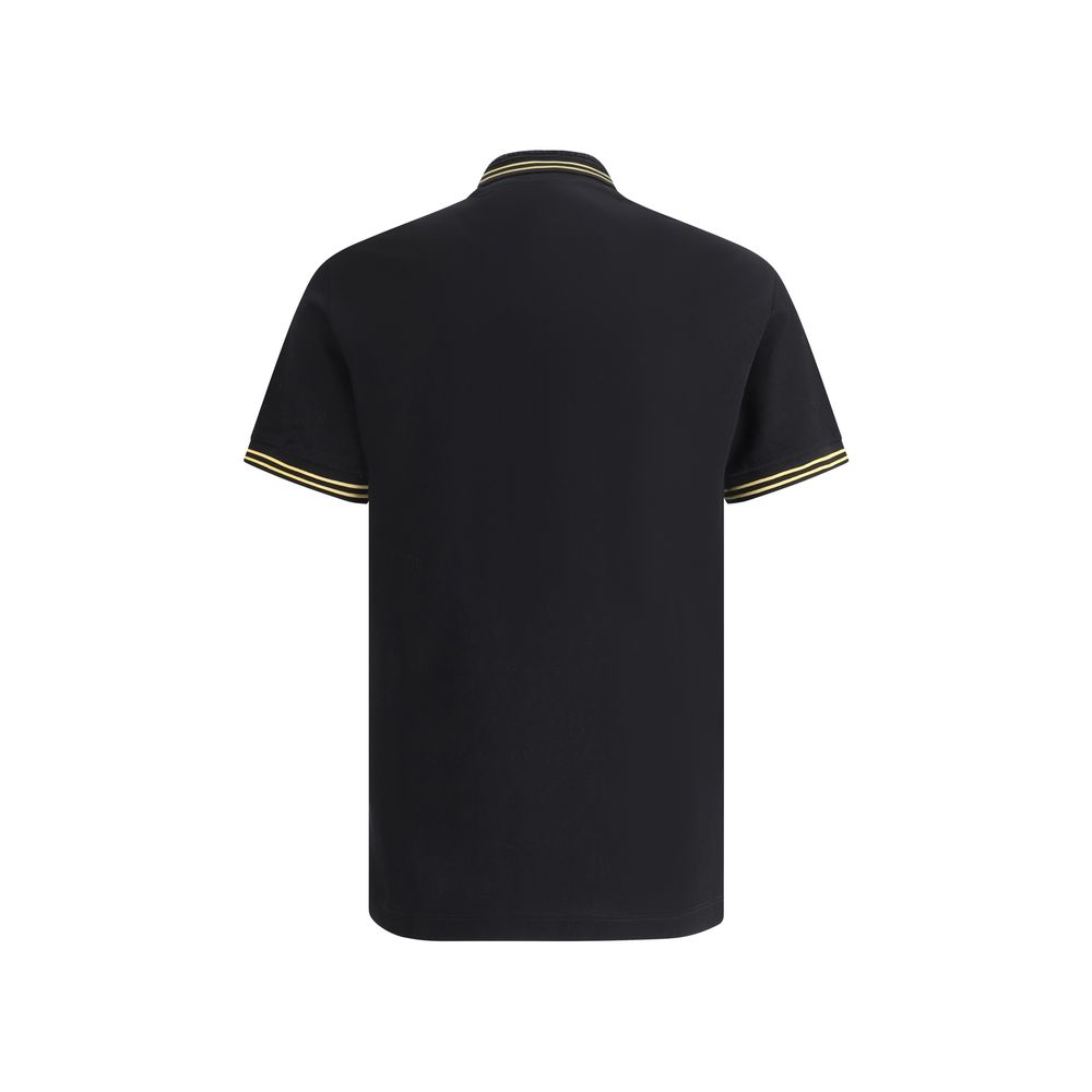 Black Cotton Polo Shirt hover