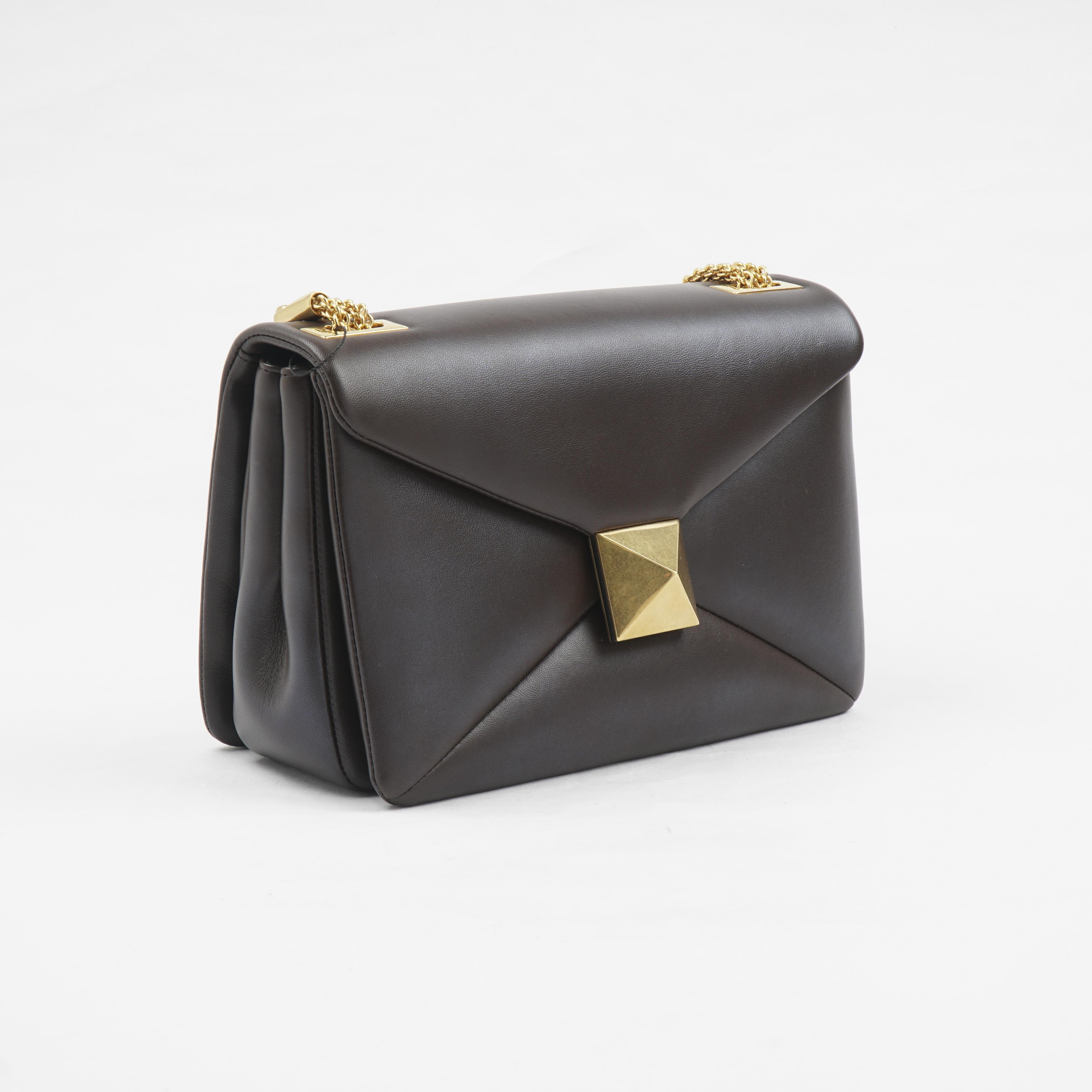 One Stud Medium Lambskin Shoulder Bag hover