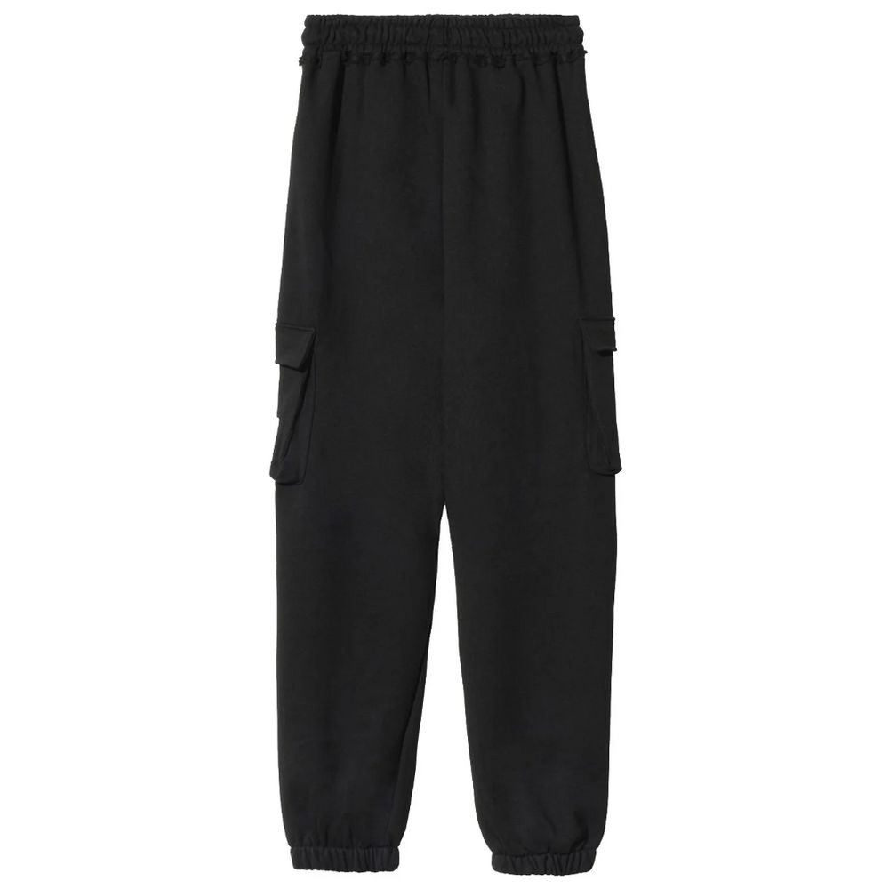 Black Cotton Jeans & Pant hover