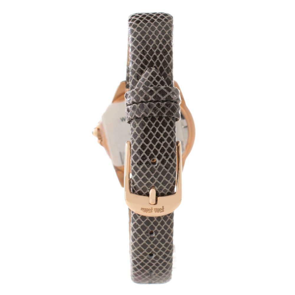 Gray Leather Dress Watch hover