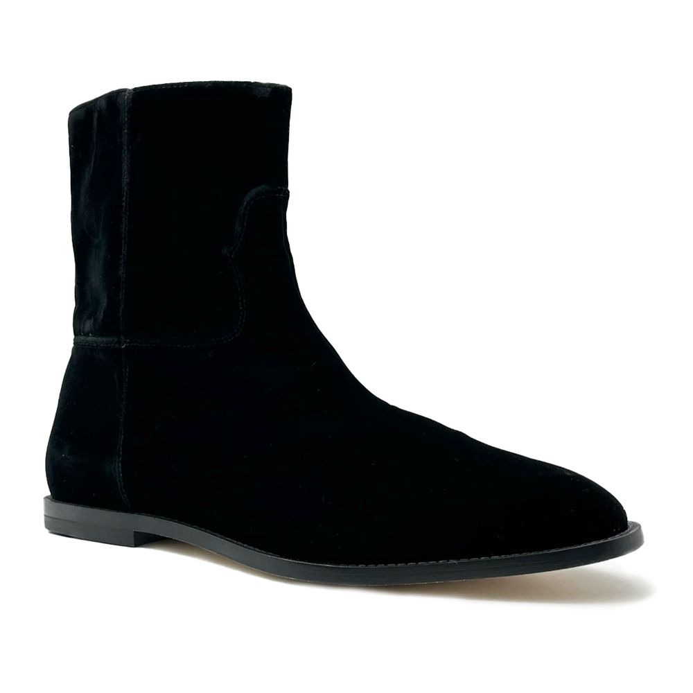 Black Calfskin Women Ankle Boot hover