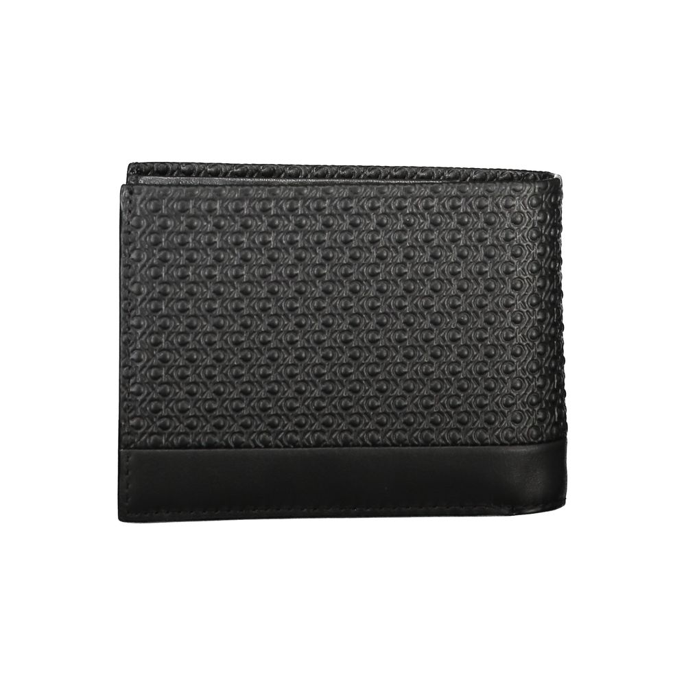 Elegant Black Leather RFID Wallet hover