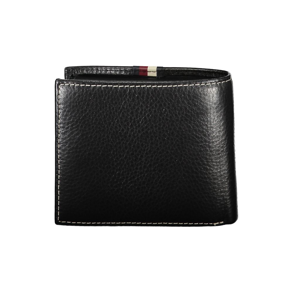 Black Leather Men Wallet hover