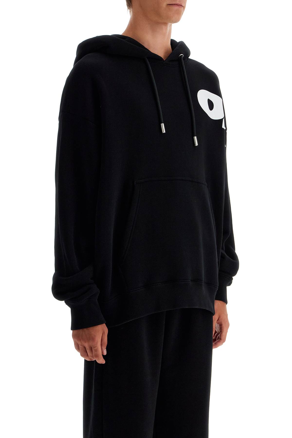hooded sweatshirt with shared hover