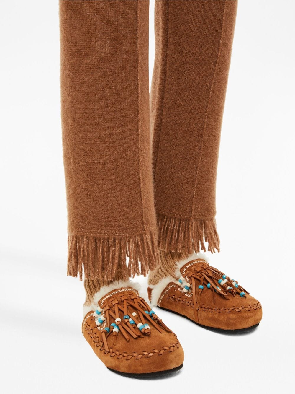 Alanui Trousers Camel hover