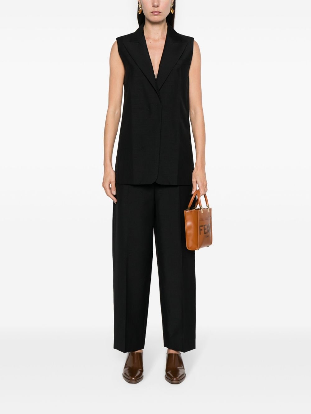 Fendi Trousers Black hover