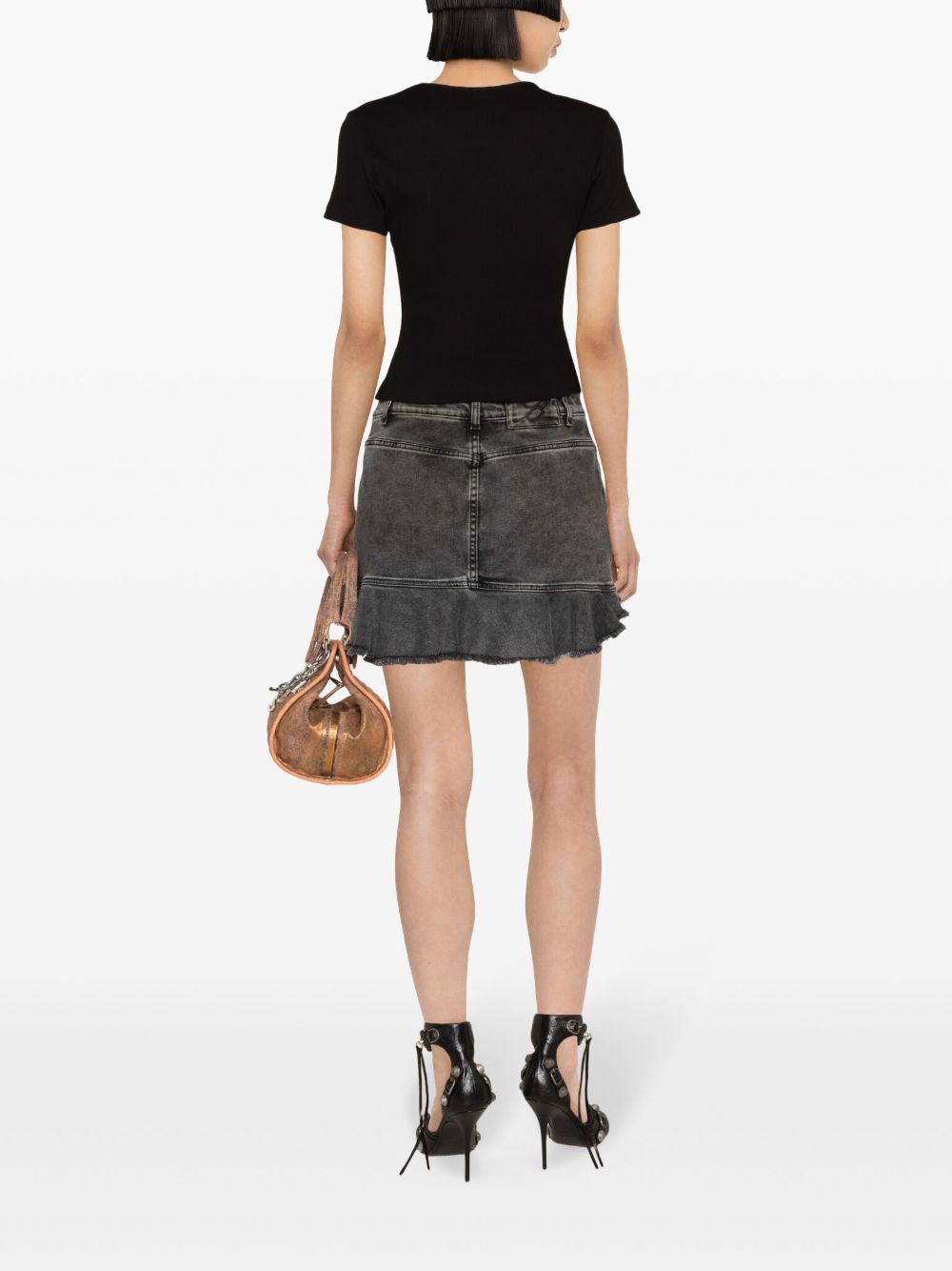 Logo Crystal T-shirt In Black hover