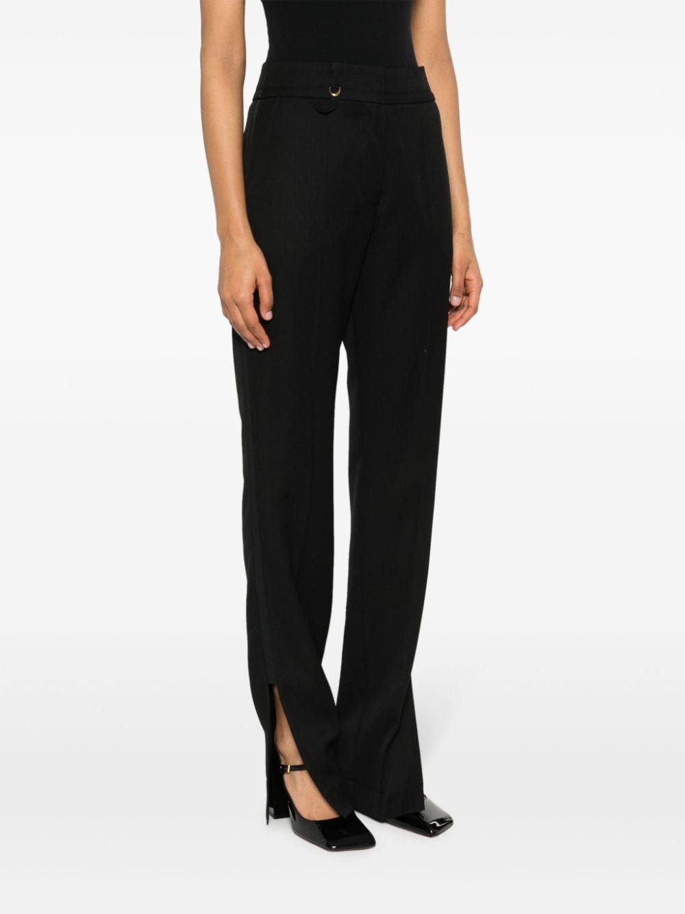 JACQUEMUS Trousers Black hover