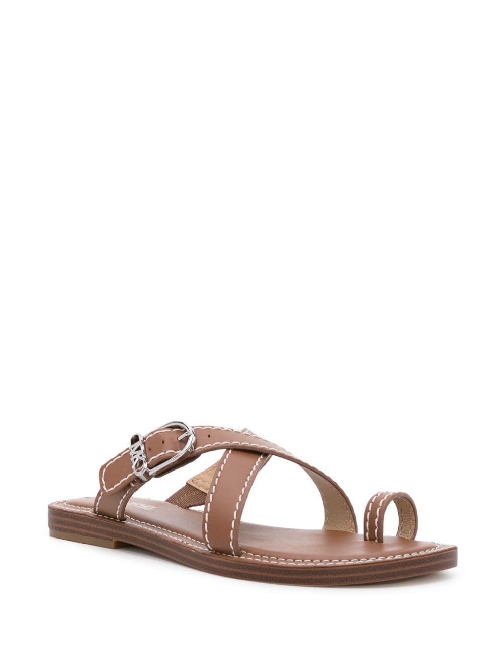 MMK Sandals Leather Brown hover