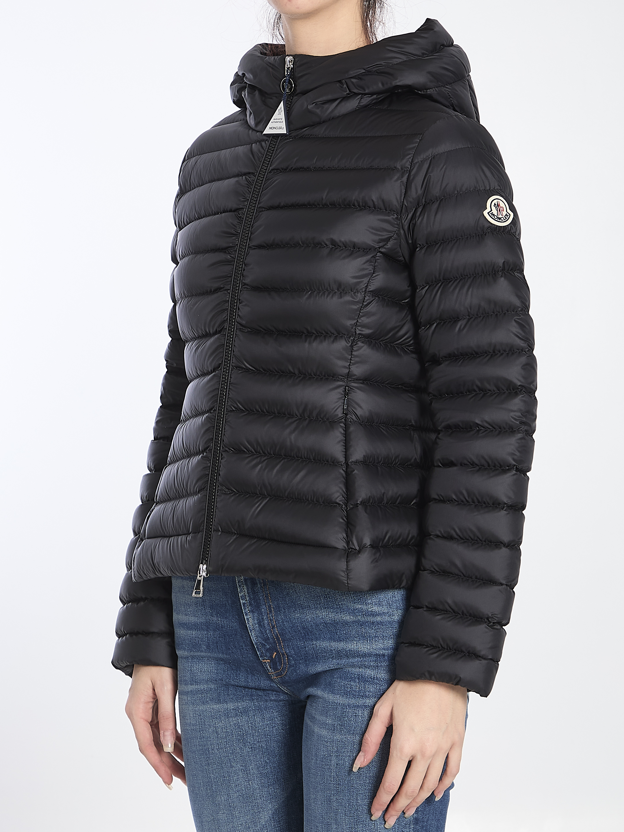 Ige hooded short puffer jacket hover