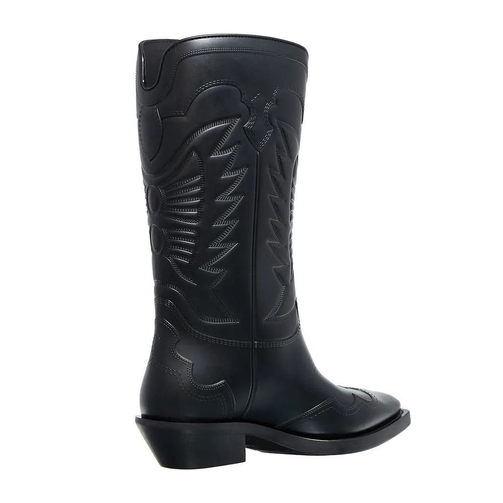 Black Leather Boot hover