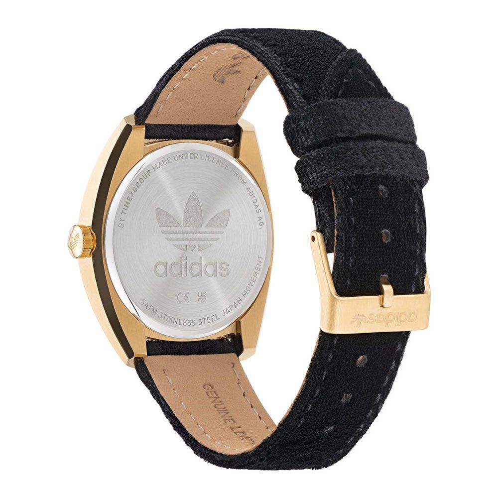 Black Leather Dress Watch hover