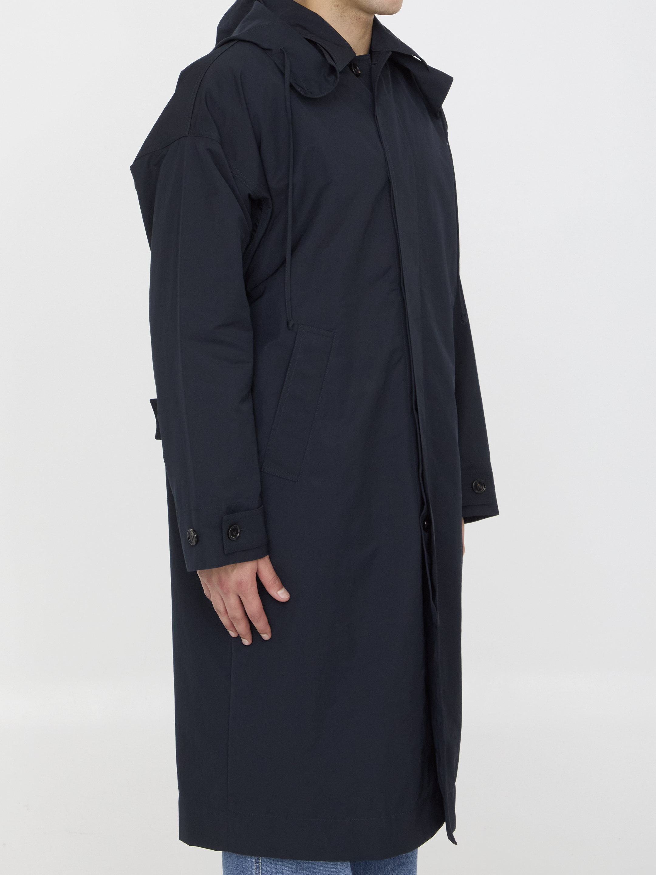 Oversized trench coat hover