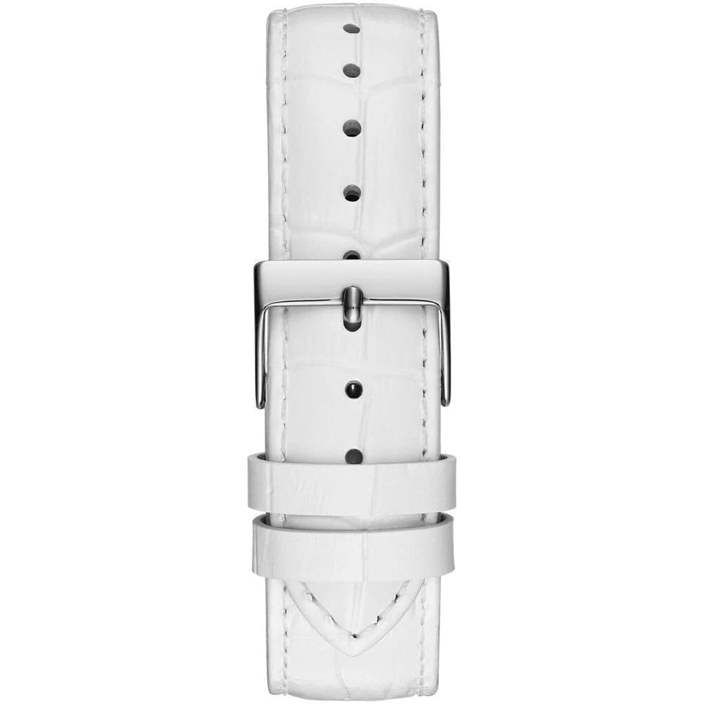 White Leather Dress Watch hover