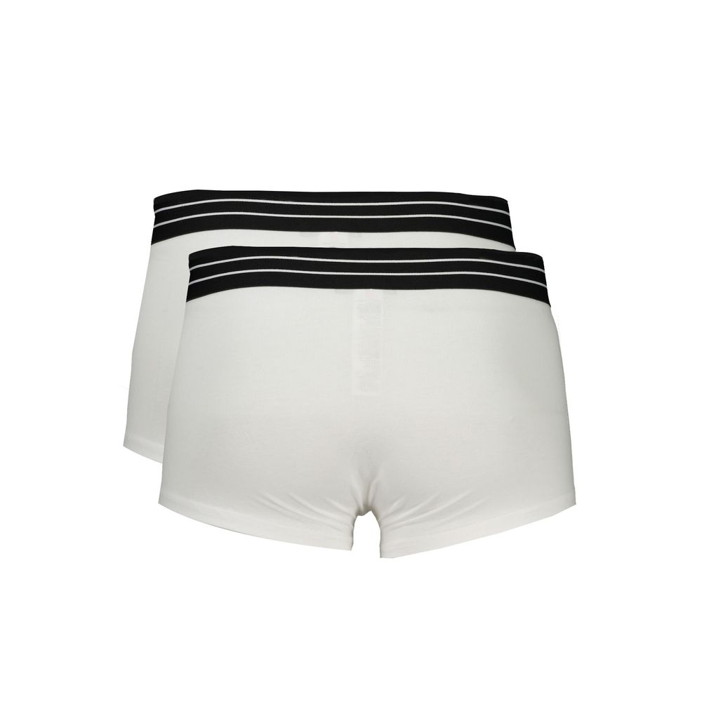 White Cotton Men Boxer hover