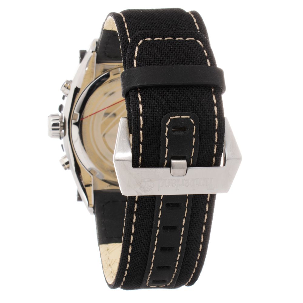 Black Leather Watch hover