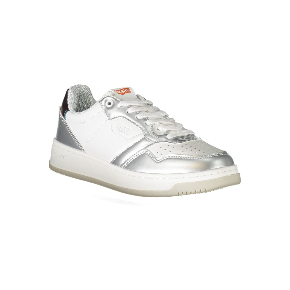 White Polyester Sneaker hover