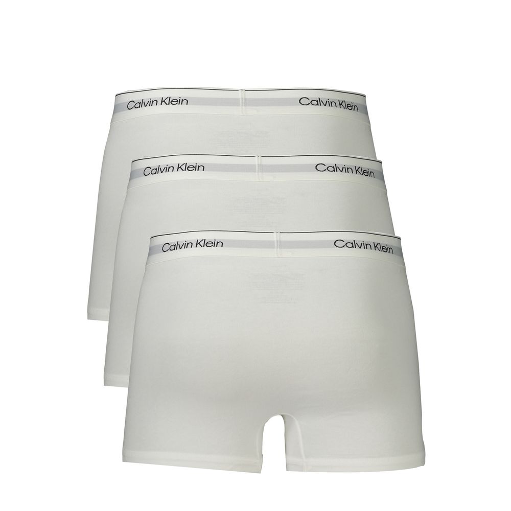 White Cotton Men Boxer hover
