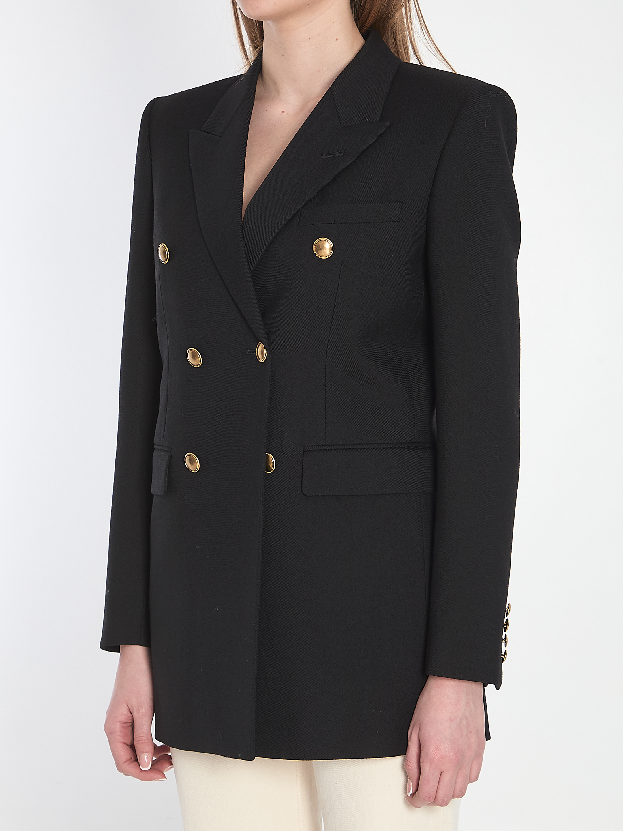 Woolò double-breasted jacket hover