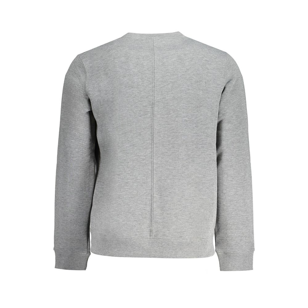 Gray Polyester Men Sweater