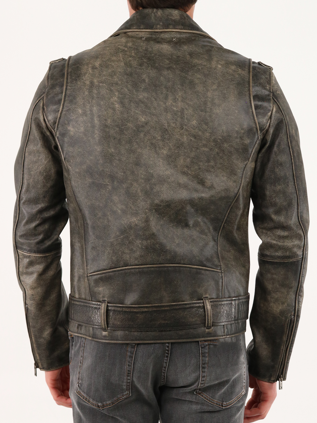 Biker leather jacket