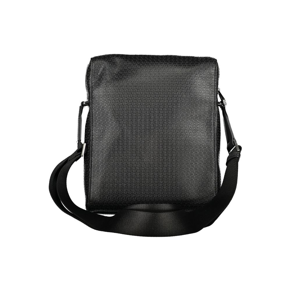 Eco-Friendly Sleek Black Shoulder Bag hover