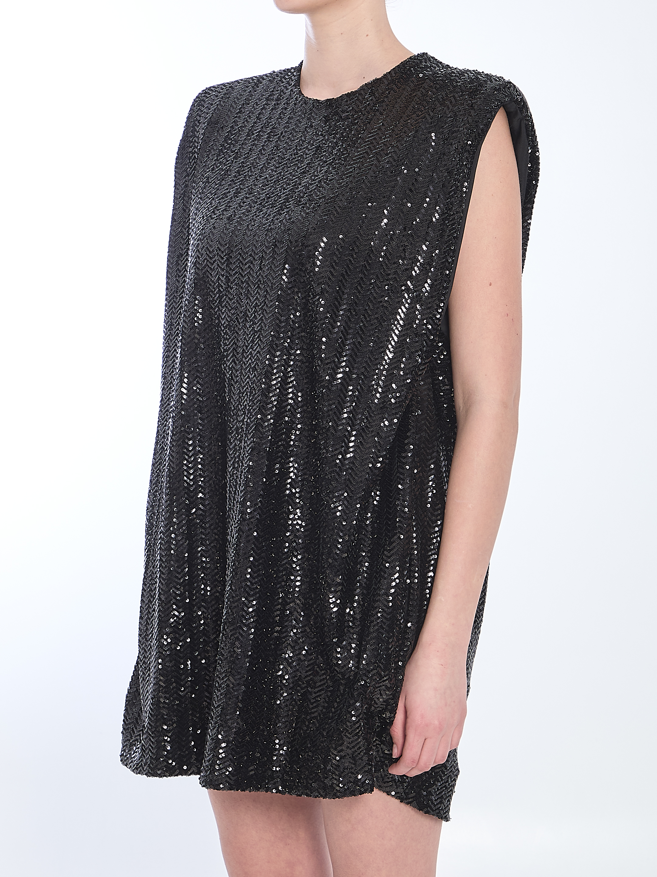 Sequined mini dress