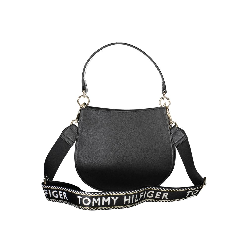 Black Polyester Women Handbag hover
